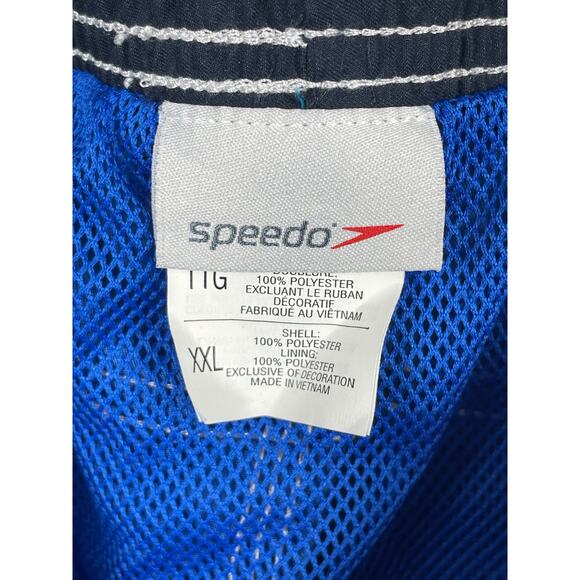 Speedo Mens Size XXL Blue Swim Trunks Lined NWT - Picture 3 of 10